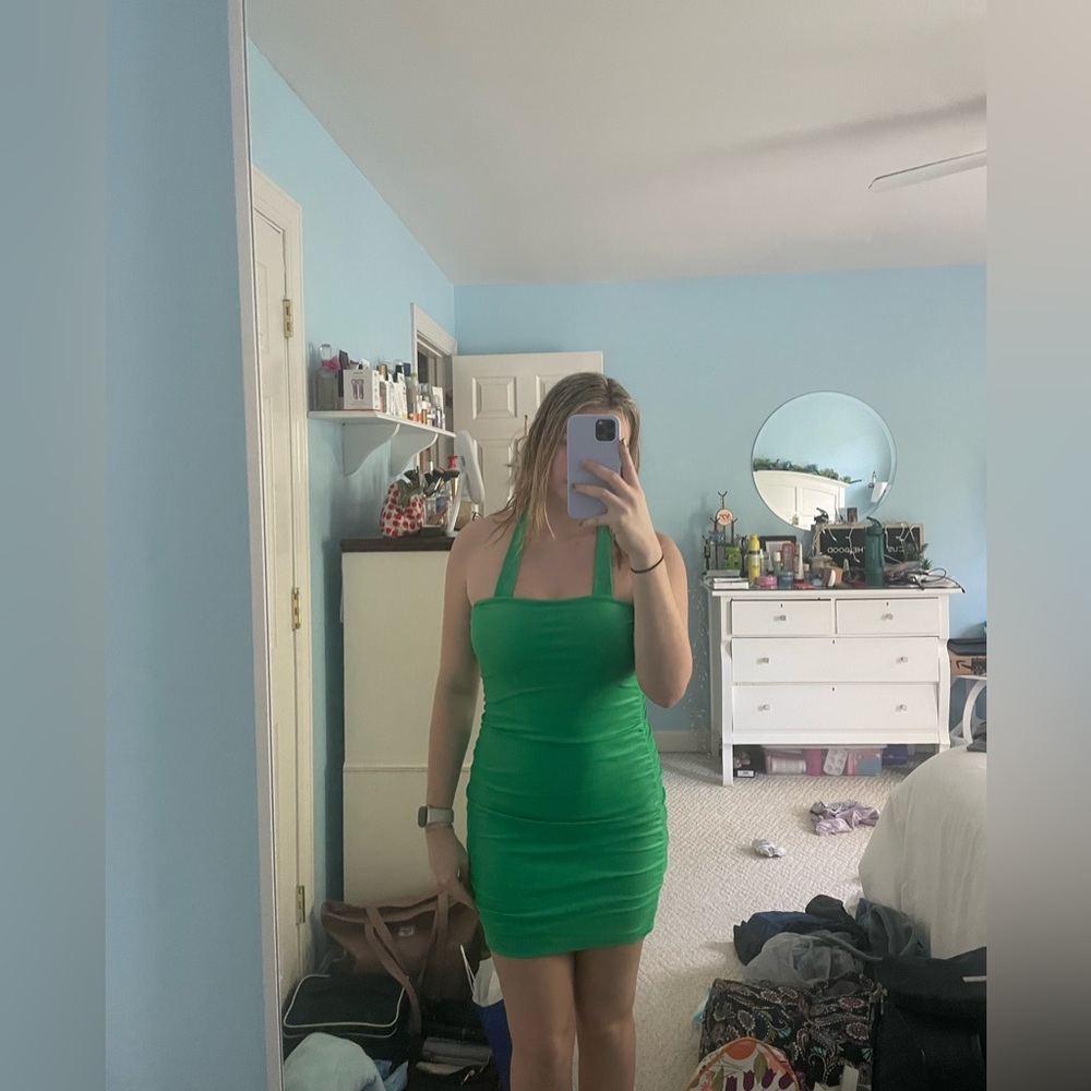 Hollyworld Green Bodycon Mini Dress